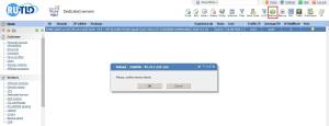 Server reboot command.